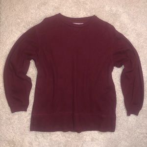 6/$20 Jennifer Scott size small maroon sweater